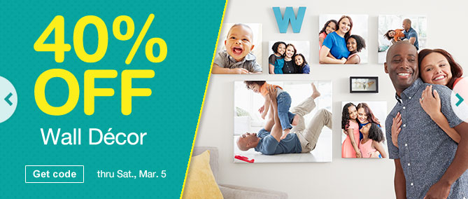 Walgreens Photo 40% Off Custom Photo Wall Decor! Ends TODAY!
